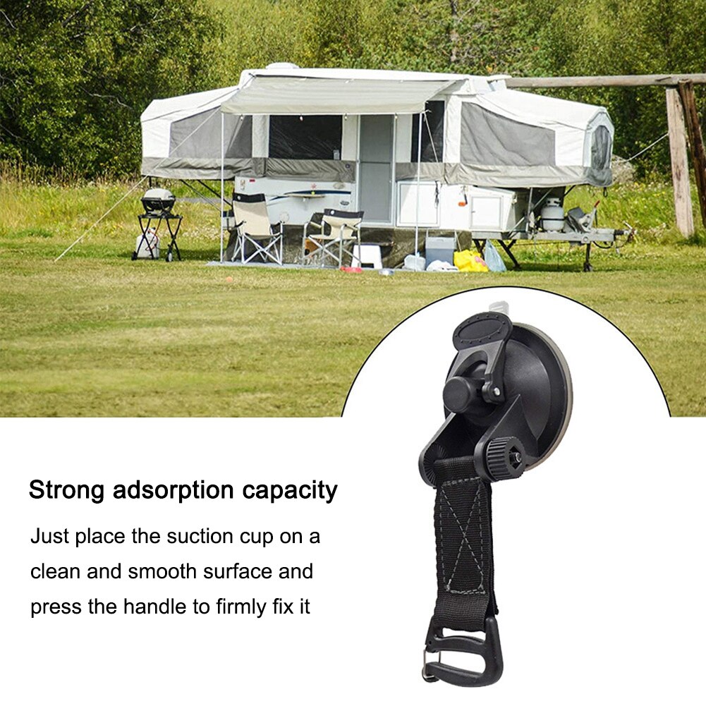 Cheap Goat Tents Portable Suction Cups with Hook Multipurpose Heavy Duty Suction Cup Reusable Tent Accessories for Camping Travel   